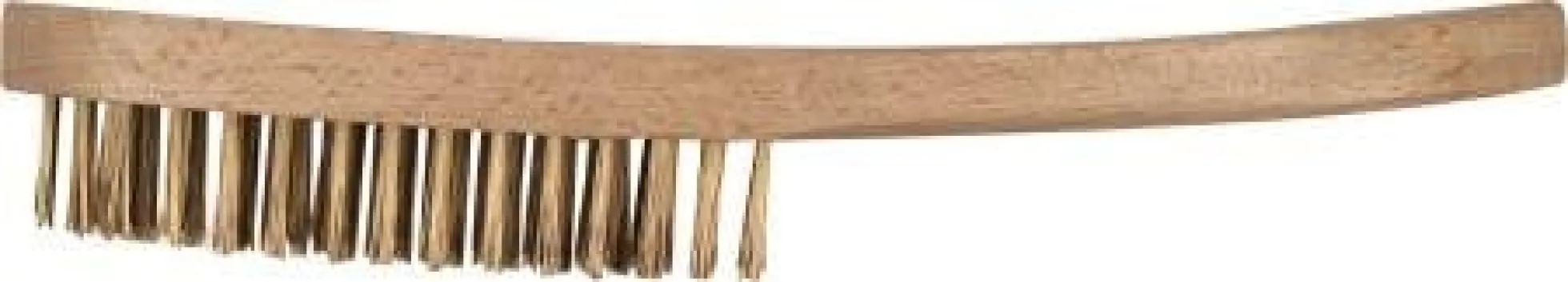 Stålbørste 4 rækker 0.3 mm Inox