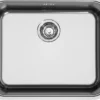 Stålvask SRX 210-50, nedfældning, rustfrit stål, blank krom, 541 x 441 mm - FRANKE - Franke