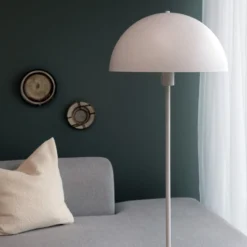 Stockholm Gulvlampe E27, H1400 Ø400, mat hvid