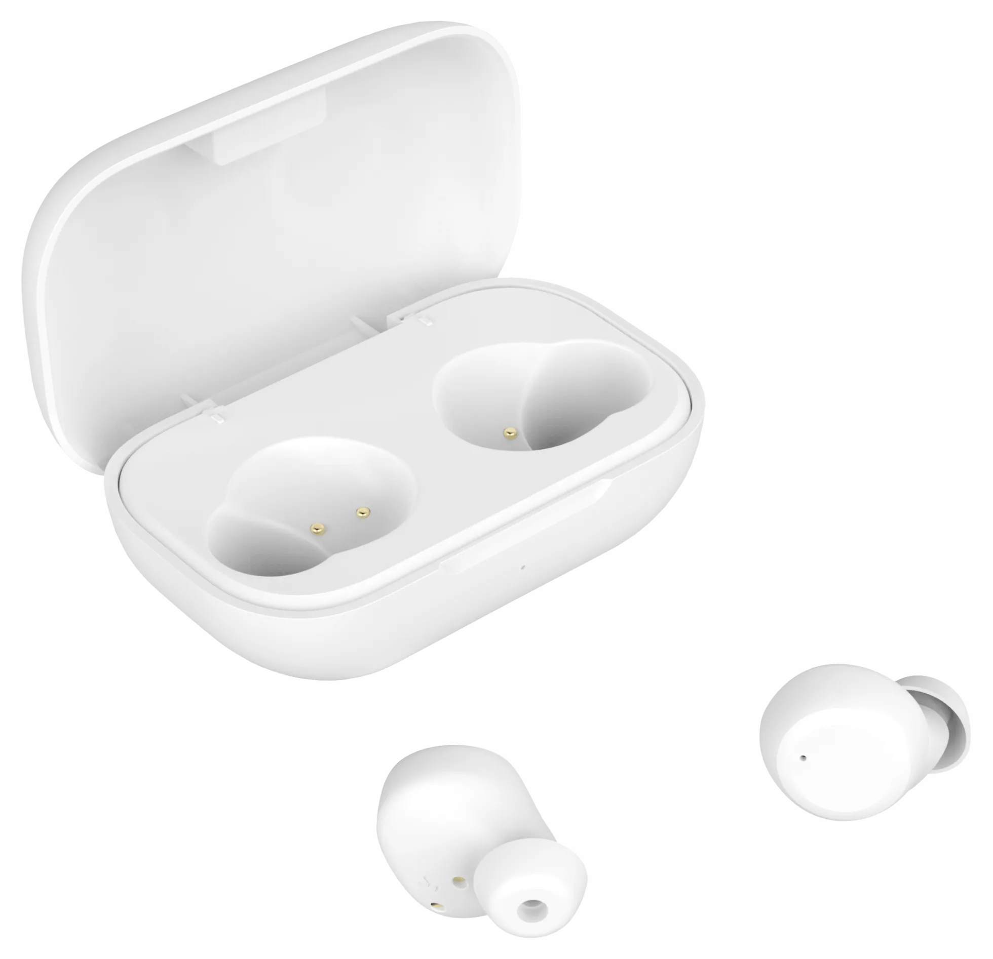 STREETZ trådløse in-ear øretelefoner med opladningsetui, BT 5, TWS, hvid