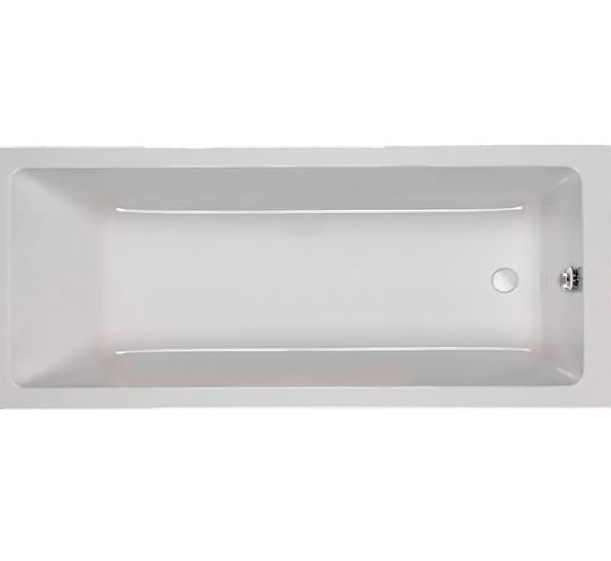 Strømberg Quantum badekar, akryl, 150 x 70 cm