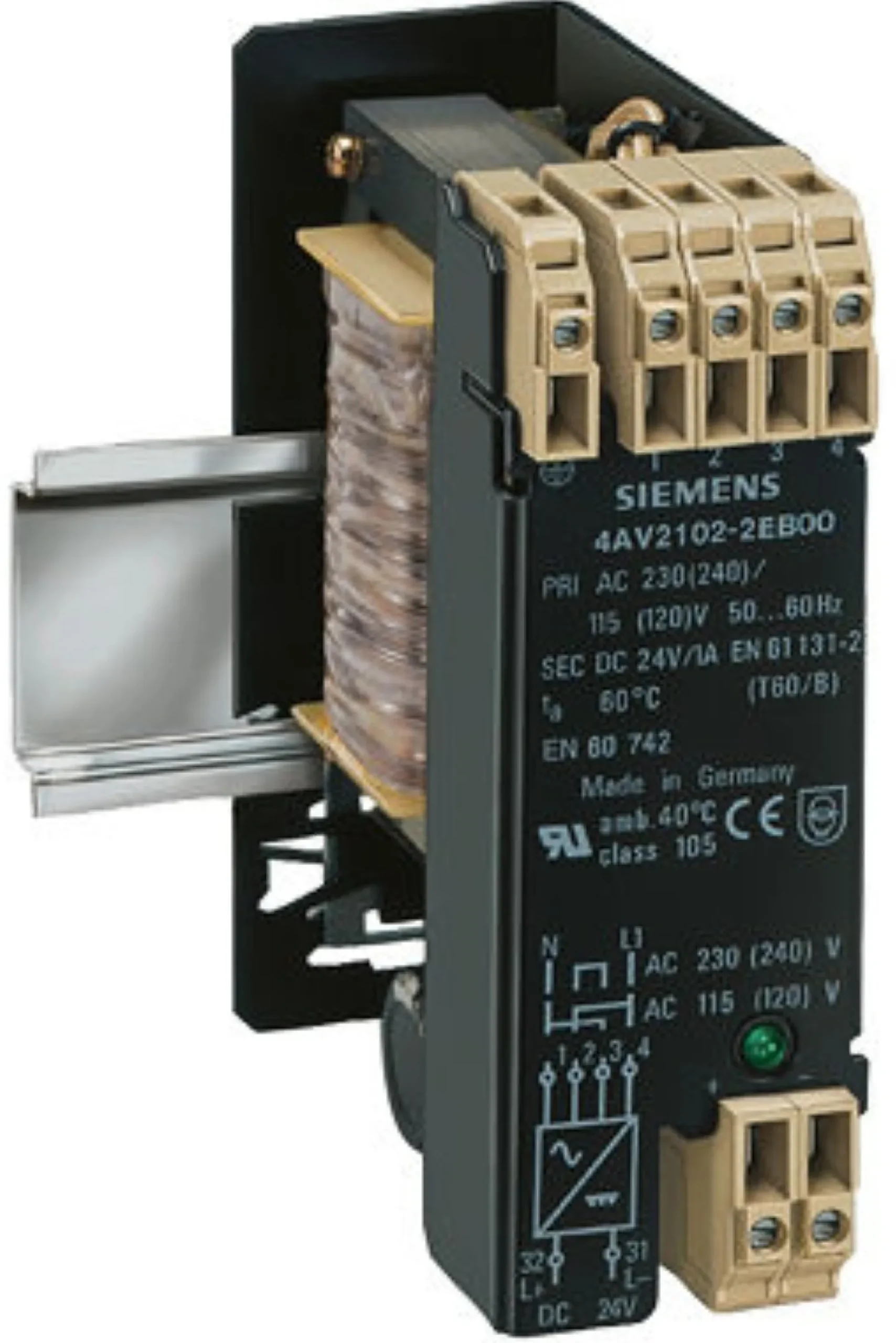 STRØMF.1-F 1,00A pri 400/ sek 24