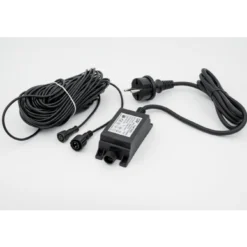 Strømforsyning til Ecowitt Weather Station WS90 vejrstation, 12V, 1A, 20 meter