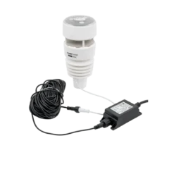 Strømforsyning til Ecowitt Weather Station WS90 vejrstation, 12V, 1A, 20 meter