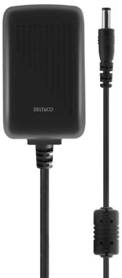 Strømforsyning, 100-240V AC 50/60Hz til 12V DC, 1A, 1,5 meter