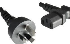 Strømkabel, AUS til C13, 1,8 meter, Australien type I til C13 vinklet, H05VV-F, 3 x 0,75 mm² - MicroConnect