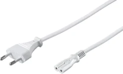Strømkabel til bærbar, hvid, PE0307100W - MicroConnect