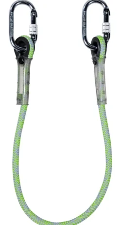 Støtteline med karabinhager, 1 meter