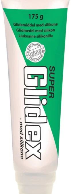 Super Glidex glidemiddel, 175 g i børstetube