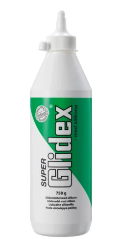 Super Glidex silikonebaseret glidemiddel, flaske, 750 g