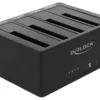 SuperSpeed USB 5 Gbps docking station, 4xSATA HDD/SSD clone