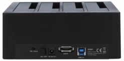 SuperSpeed USB 5 Gbps docking station, 4xSATA HDD/SSD clone