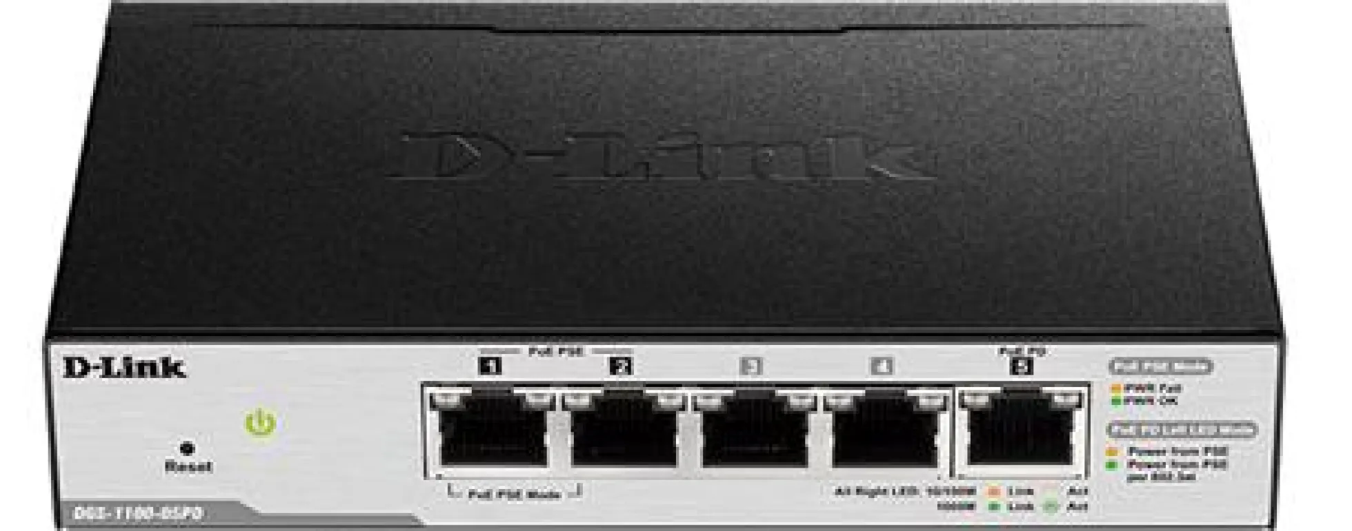 Switch, 5-ports Gigabit PoE Smart Managed, DGS-1100-05PDV2, med 1 PD-port