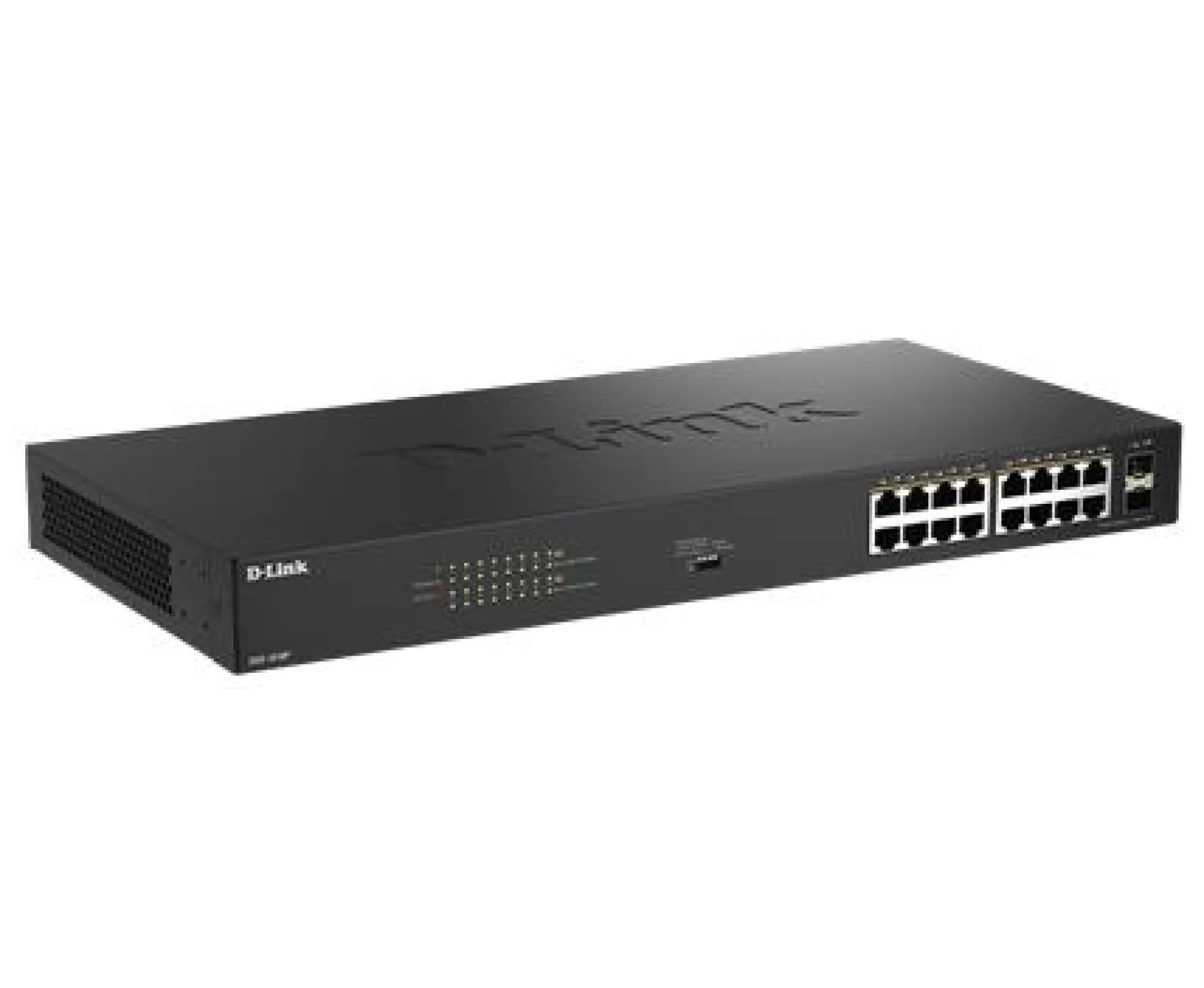Switch 16 x 1G PoE, DGS-1018P - D-Link