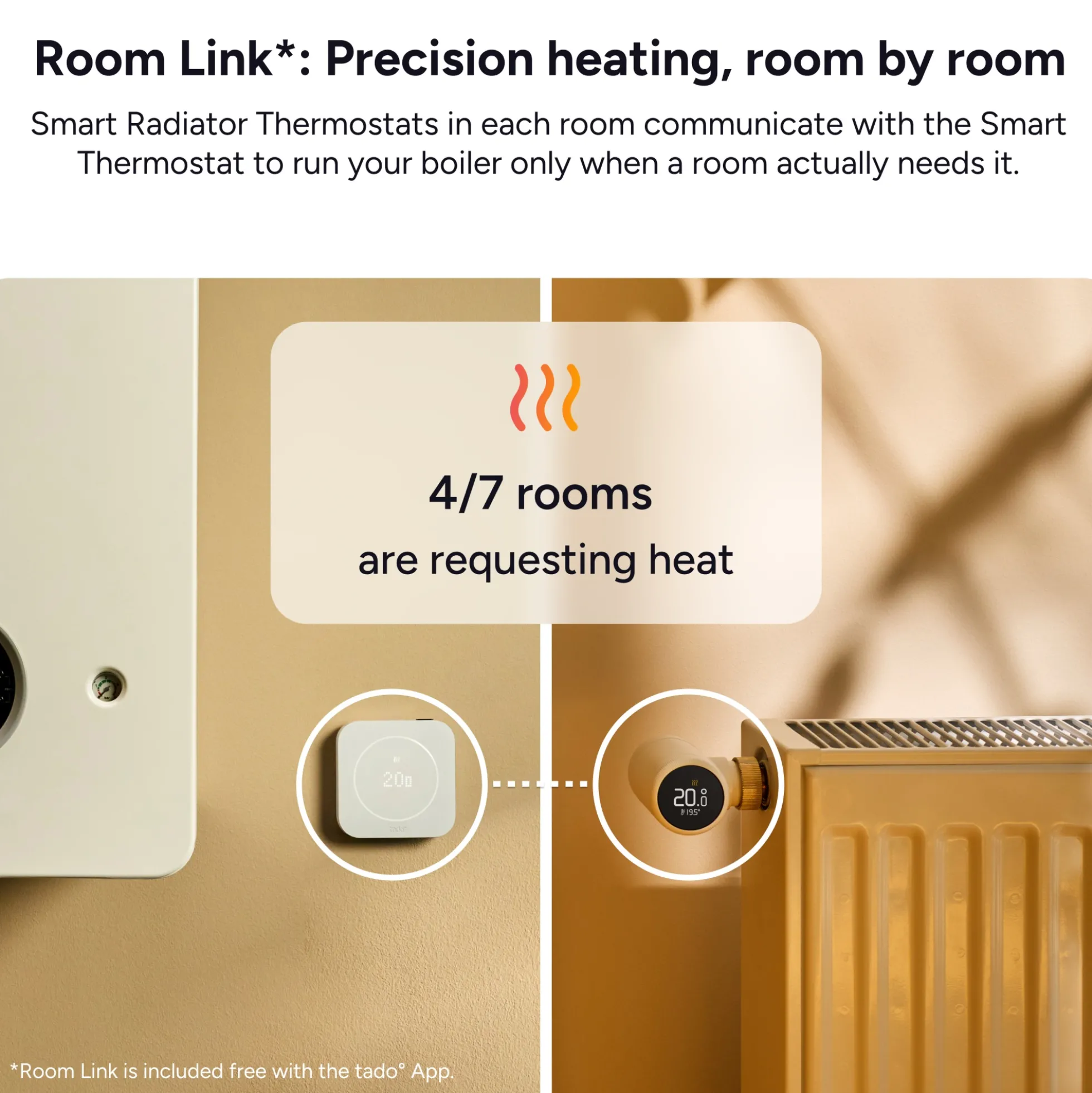 tado° Wired Smart Thermostat X, kablet termostat, Matter (2nd Gen)