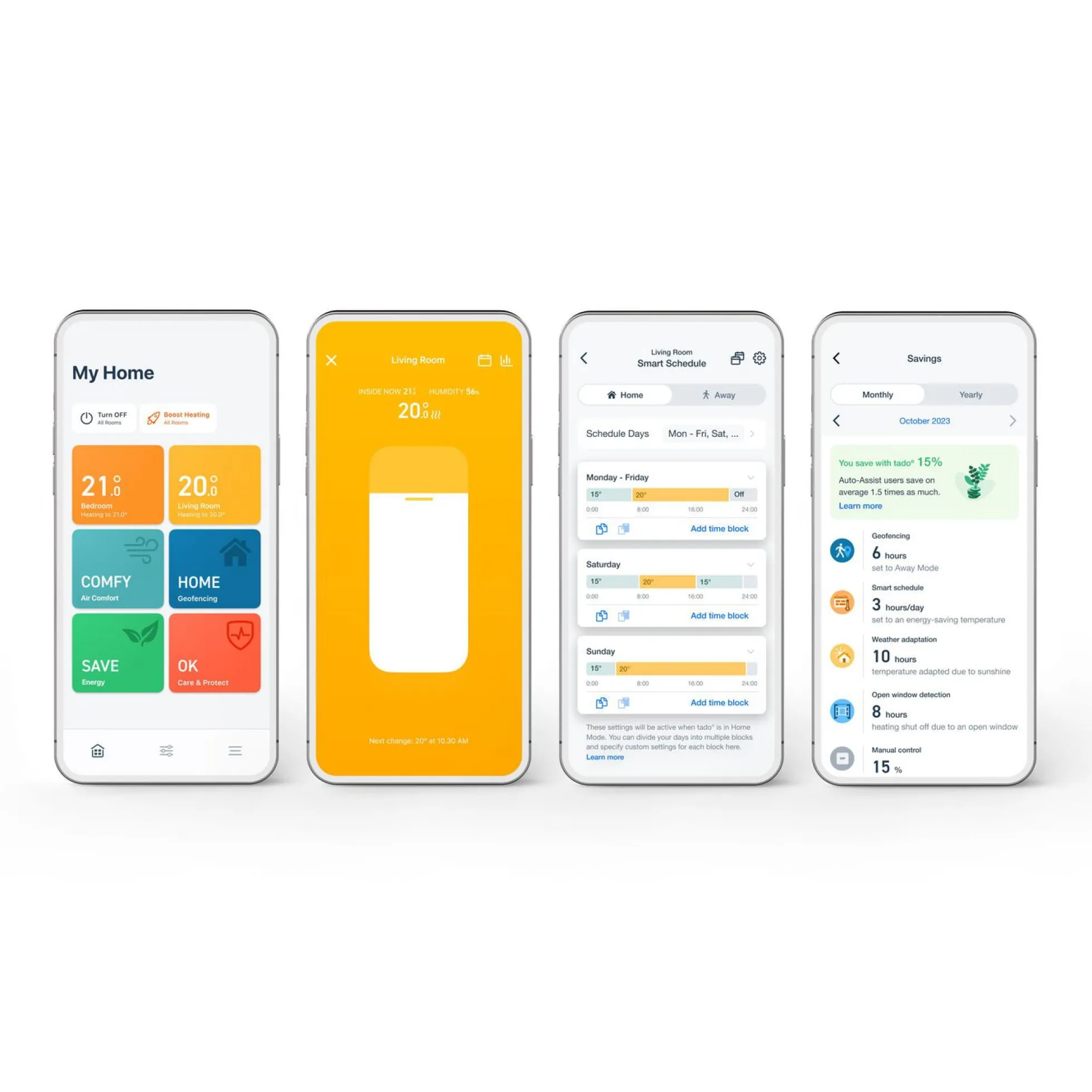 tado° X Smart Thermostat, trådløs temperatur sensor