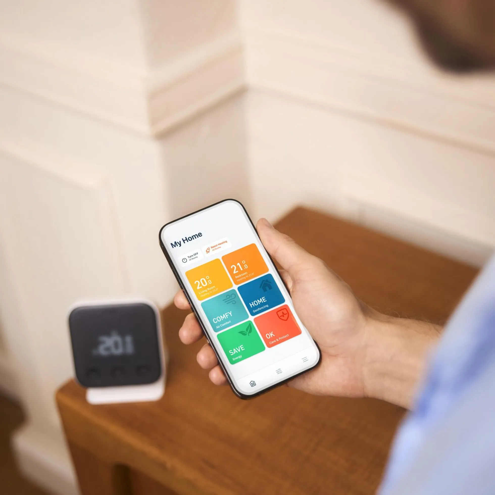 tado° X Smart Thermostat, trådløs temperatur sensor