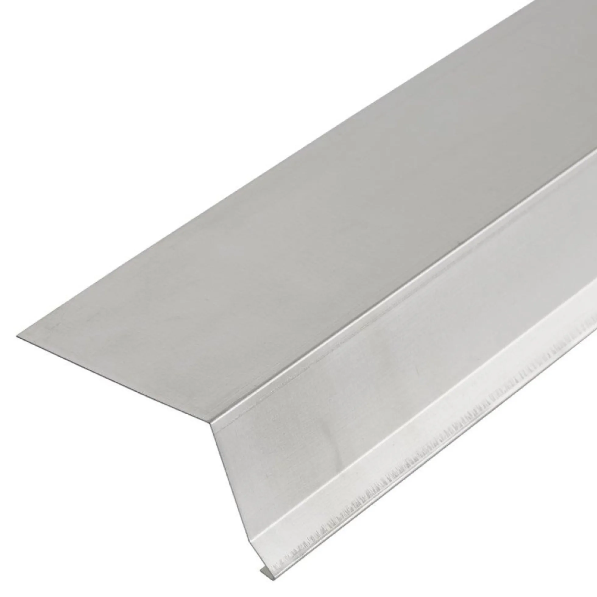 Tagfod, aluminium, med eller uden asfalt, 1 meter