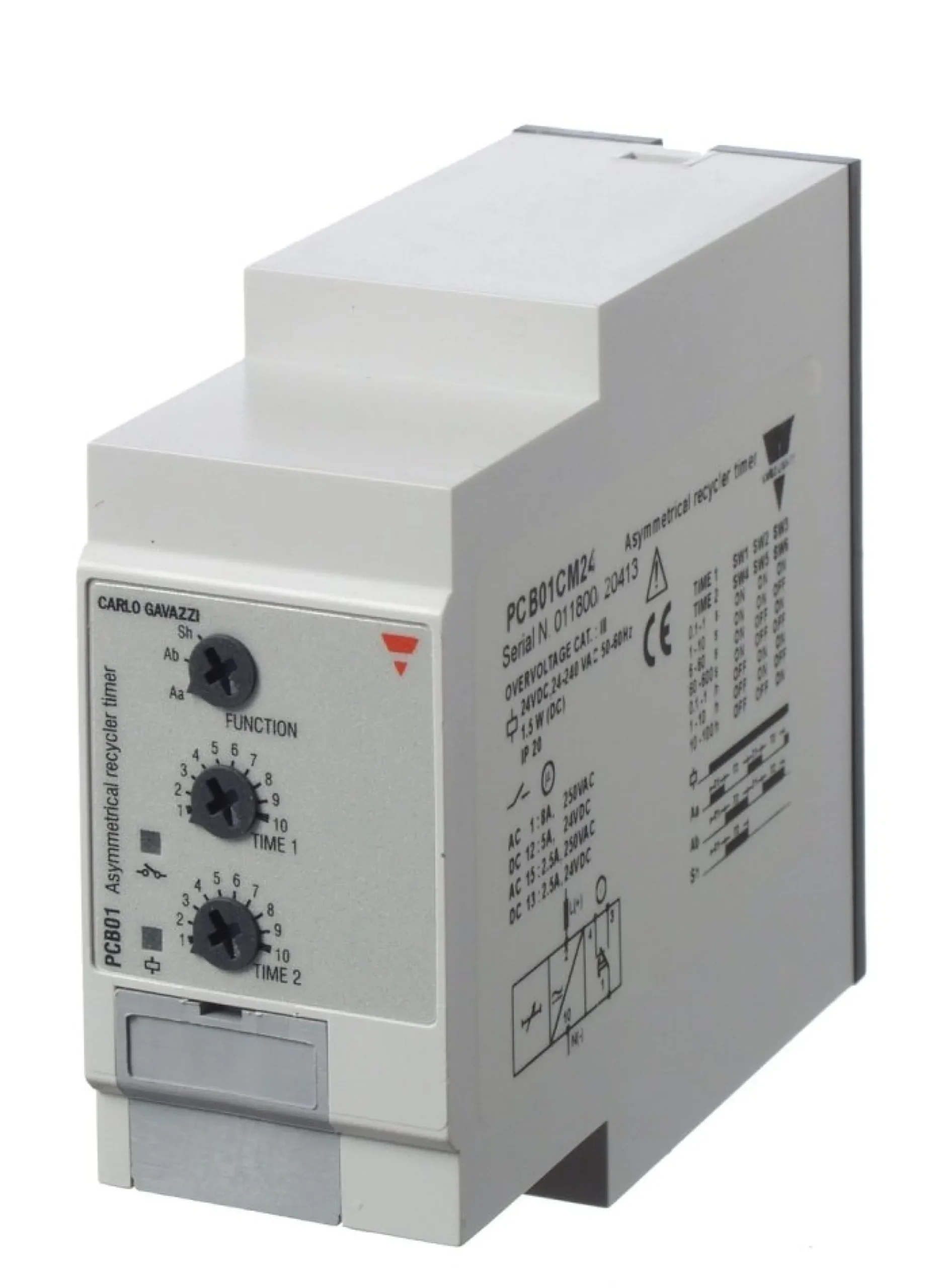 Taktgiver PCB01DM24 Asymmetrisk 2P 0,1S-100T