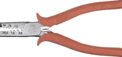 Tang T2104 f/ terminalrør, 0,25-2,5 mm², trapez