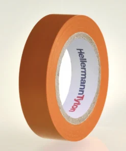 Tape pvc orange, 15 mm x 10 meter - HelaTape