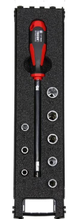 Tecos VVS flex toppe-sæt T-B009, 6-13 mm