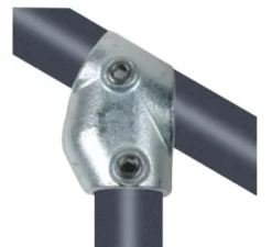 Tee vinkel 30-60° , galvaniseret, vandrørs-fitting til stativ og reol - Pipe Clamps