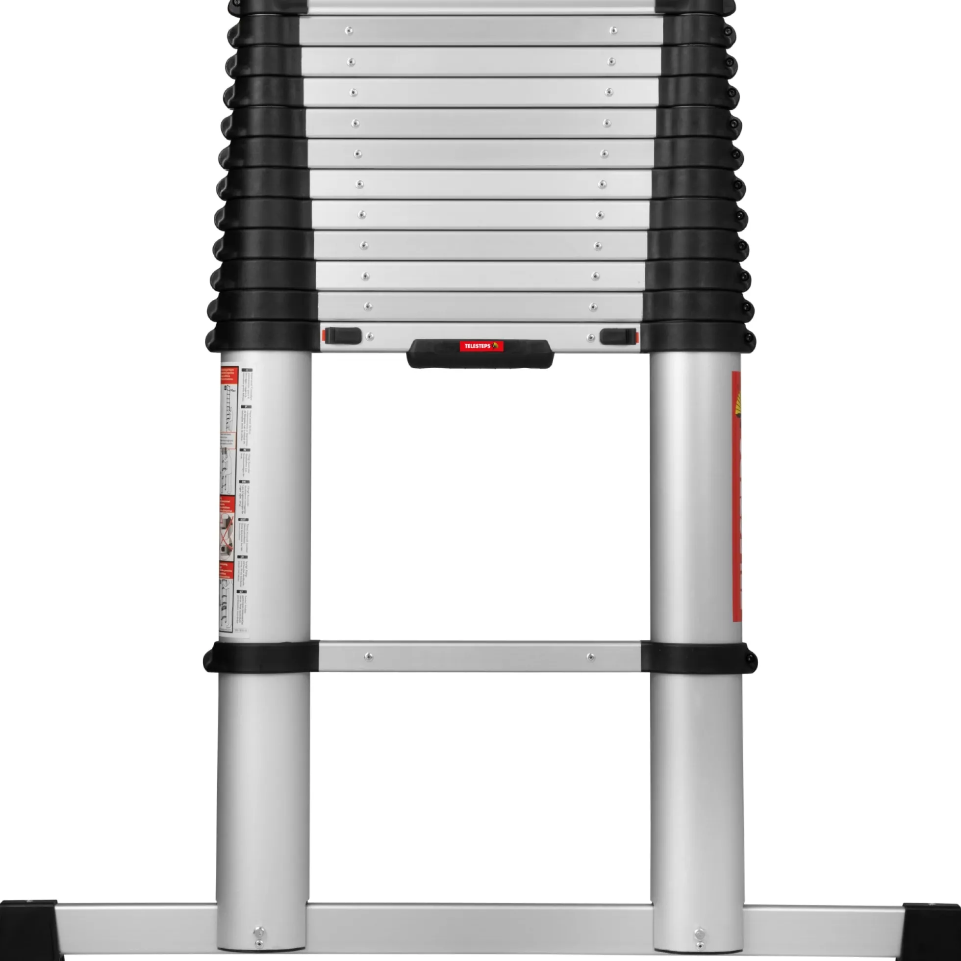 Teleskopstige ECO Line, 3,8 meter med stigefod - Telesteps