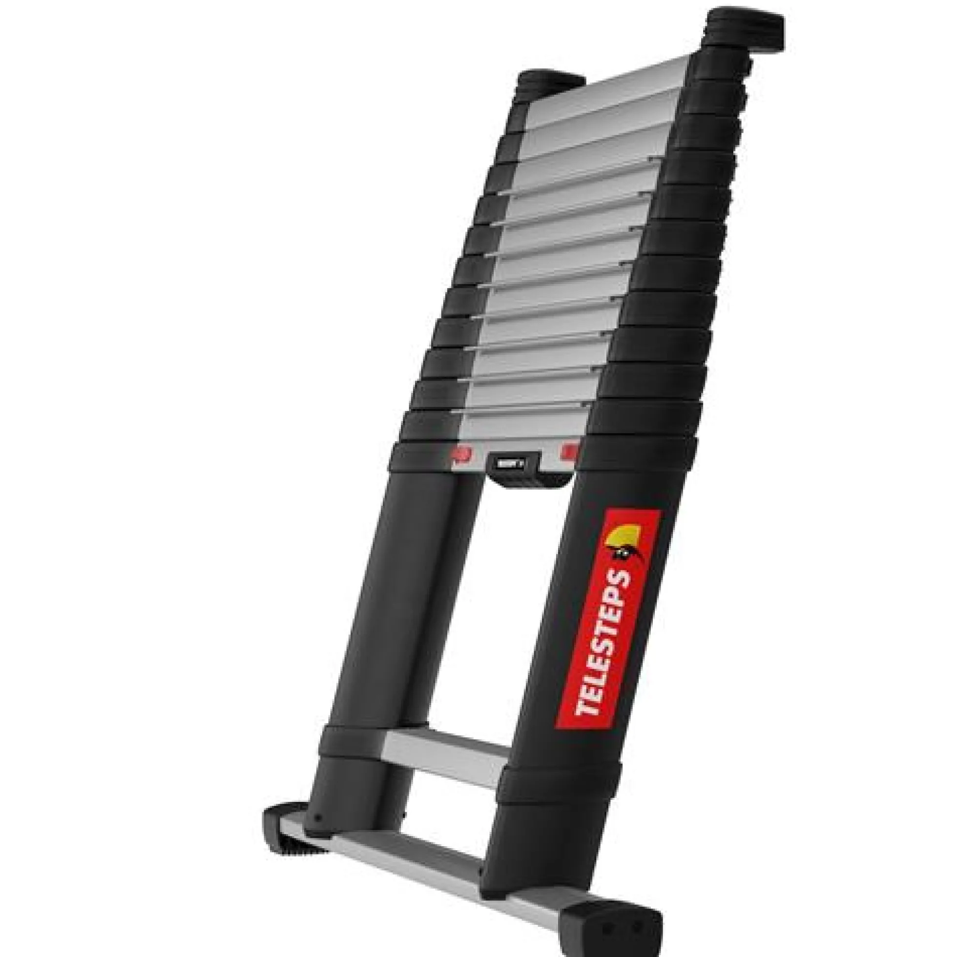Teleskopstige Prime Line, 4,1 m med stigefod - Telesteps