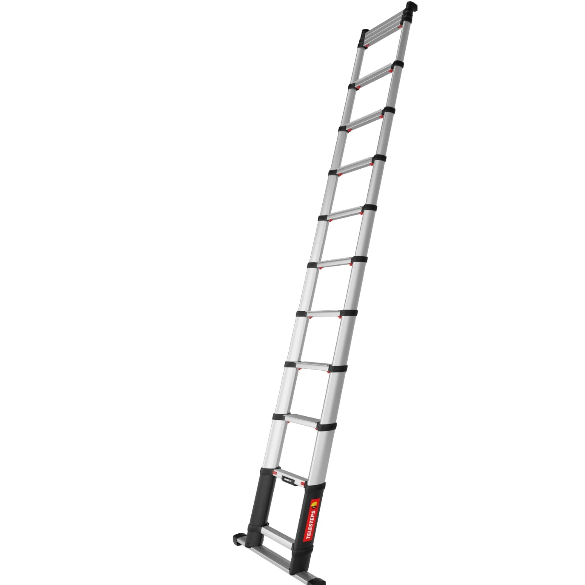 Teleskopstige Prime Line, 4,1 m med stigefod - Telesteps