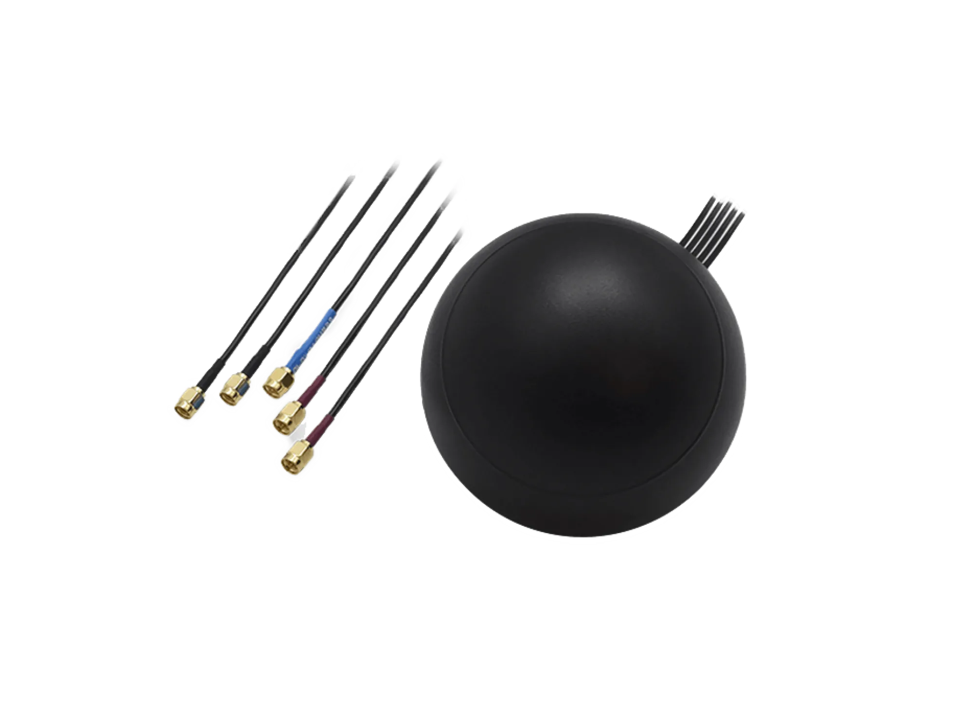 Teltonika Combo MIMO antenne, loftmontering, LTE/GPS/WIFI, SMA, sort