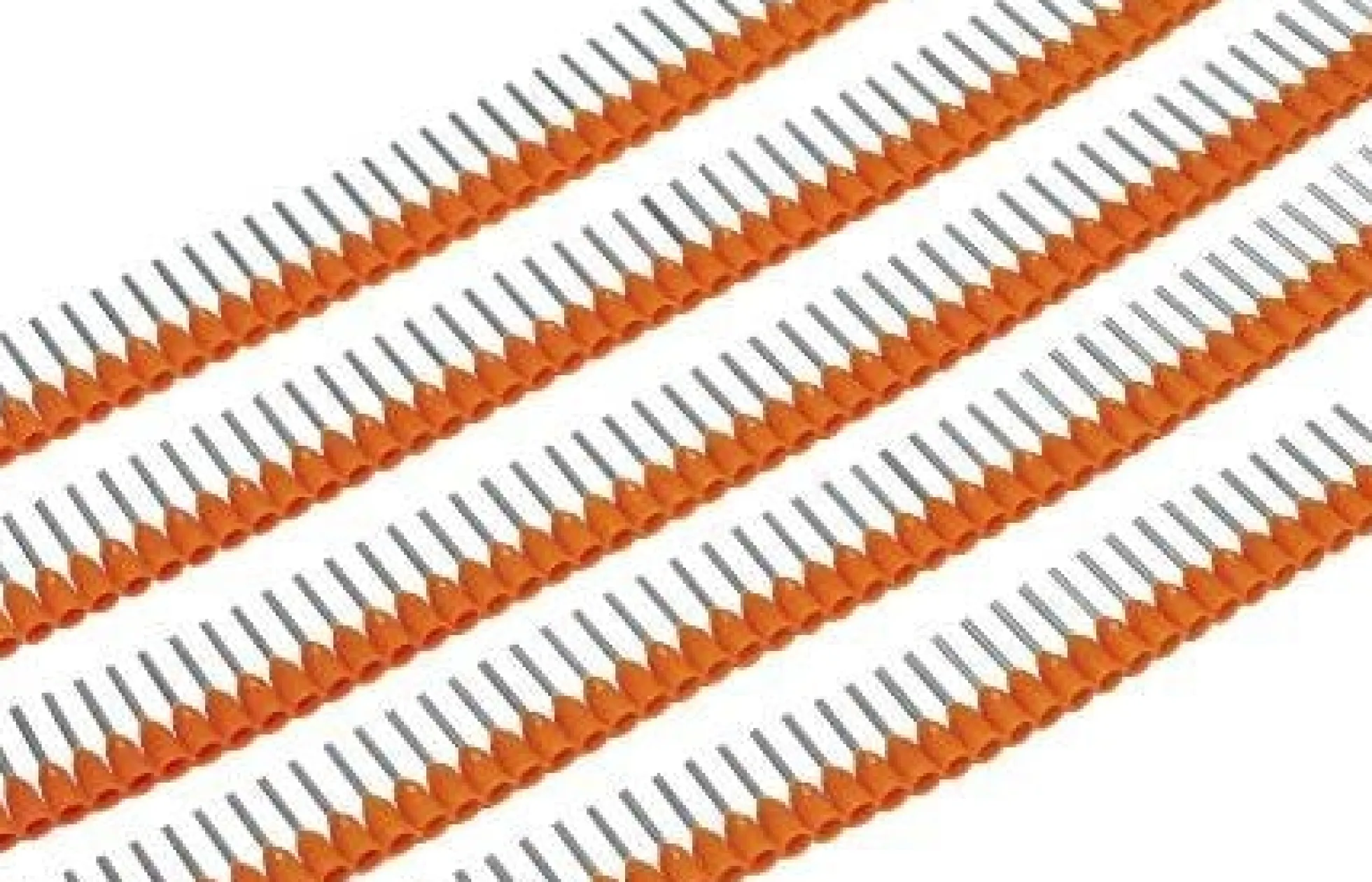 TERMINALRØR RØD 1,0MM BÅND - 500 stk