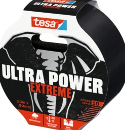 tesa reparationstape Ultra Power Extreme 50 mm x 10 m, sort
