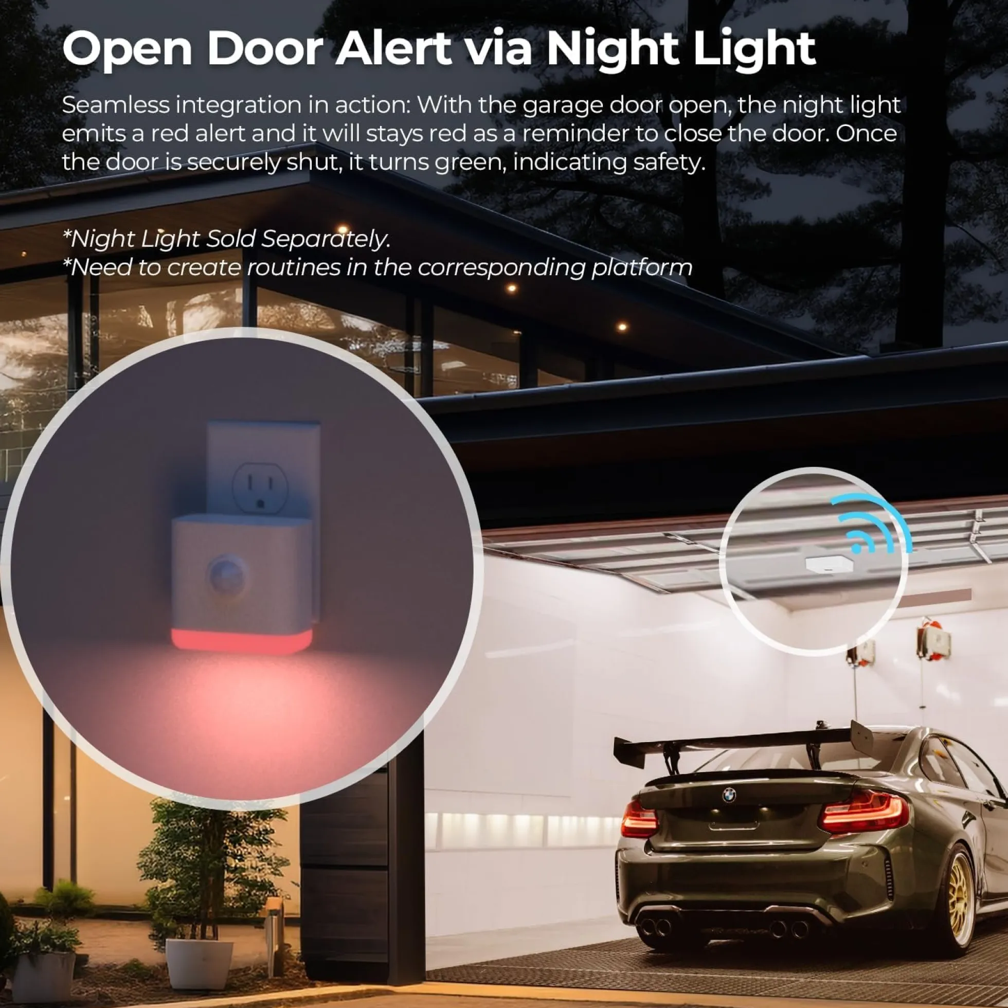 ThirdReality Garagedør tiltsensor, Zigbee