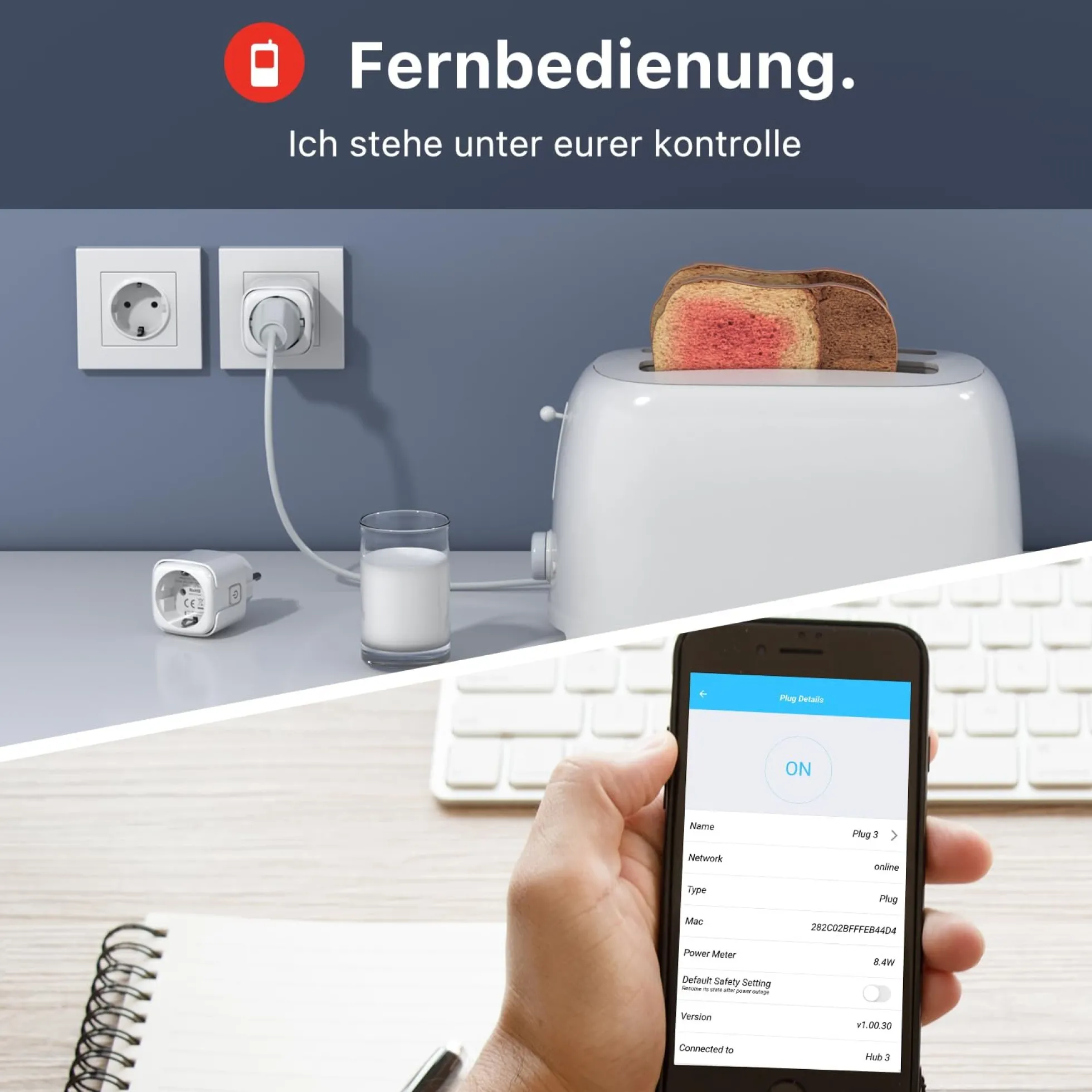 ThirdReality Smart Plug E2, energiovervågning, Zigbee