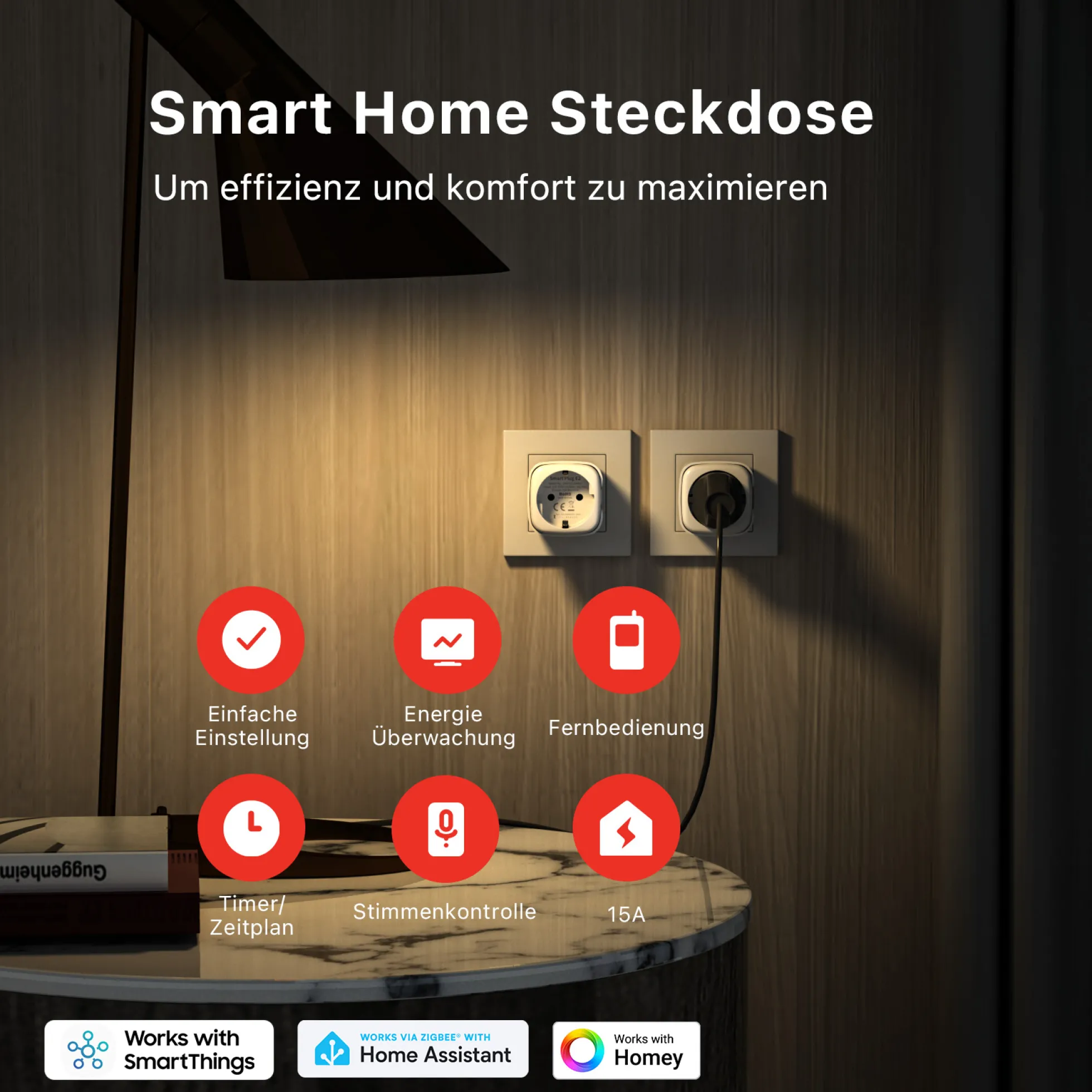 ThirdReality Smart Plug E2, energiovervågning, Zigbee