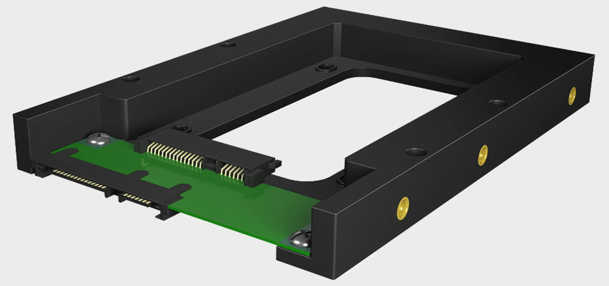 2.5" til 3.5" HDD/SSD konverter, sort