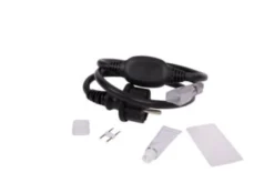 Tilslutningskabel til Budget 230 LED strip, 1 meter, sort, IP67