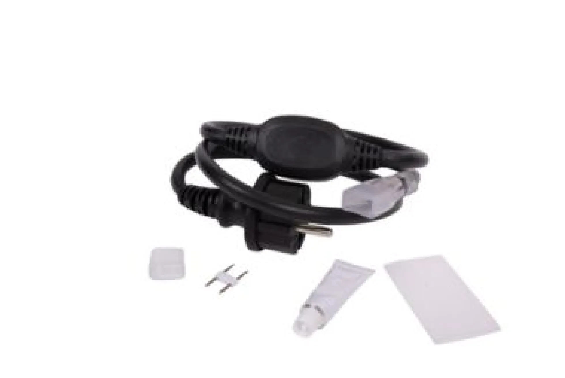 Tilslutningskabel til Budget 230 LED strip, 1 meter, sort, IP67