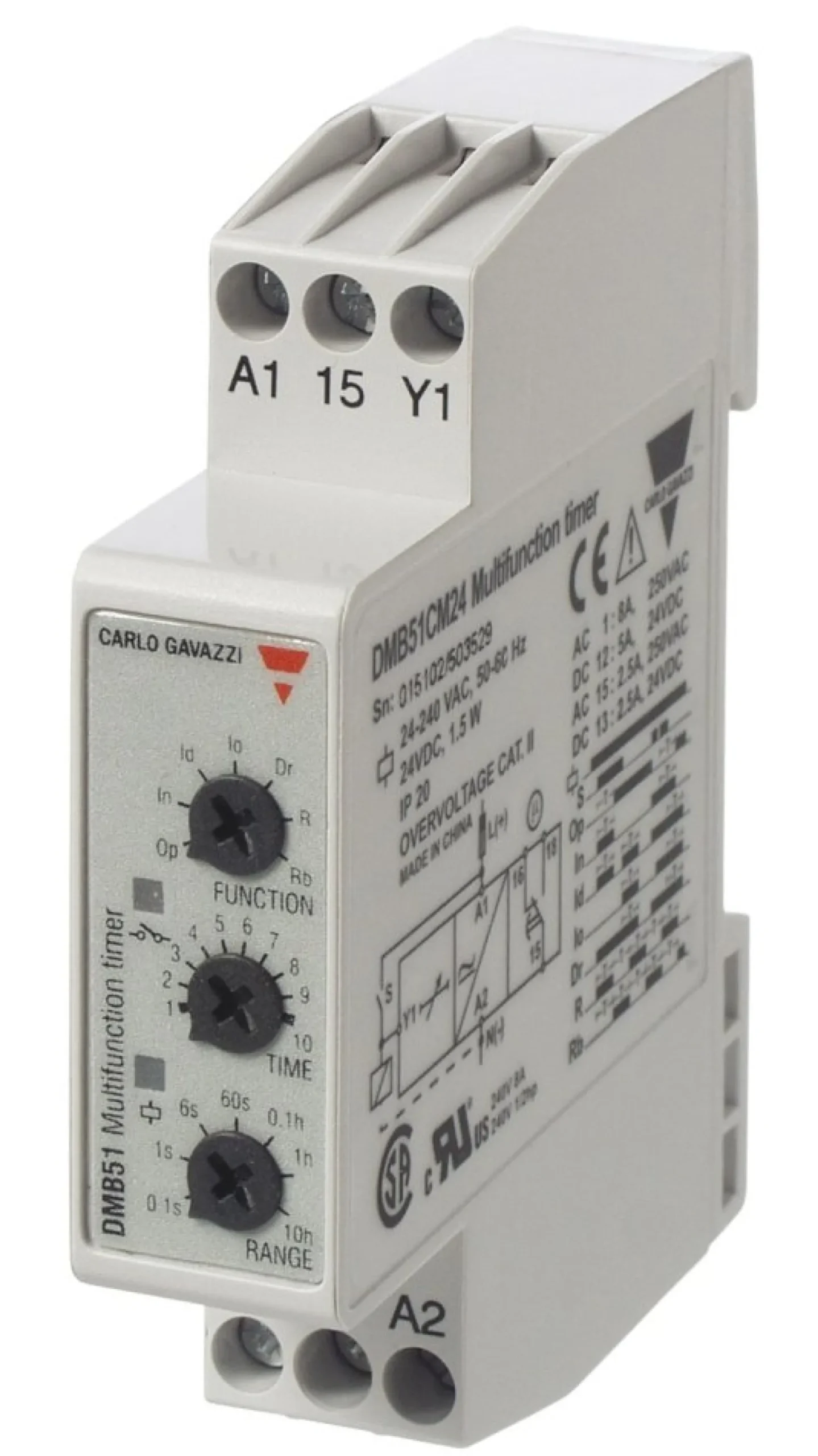 Timer Multifunktion DMB51CM24 - Carlo Gavazzi