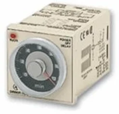 Timer, plug-in, 11-pin, DIN 48x48 mm, multifunktions, 0,05 s-300 h, DPDT, 5A, 100 til 240 VAC, 100-1
