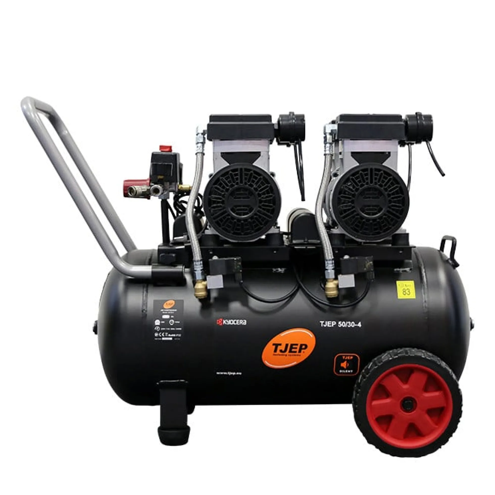 Tjep 50/30-4 Kompressor, 4 cylinder, 50L tank