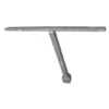 T-nøgle for 16 mm Spindel, Galvaniseret