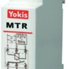 Toggle/tidsrelæ 2000W 2S-4T til din-skinne MTR2000M
