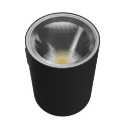 Torre facadelys, 9W, CCT, IP54, 700lm, sort, rundt, 230V