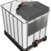 Tragt 15L PE grå til IBC palletanke