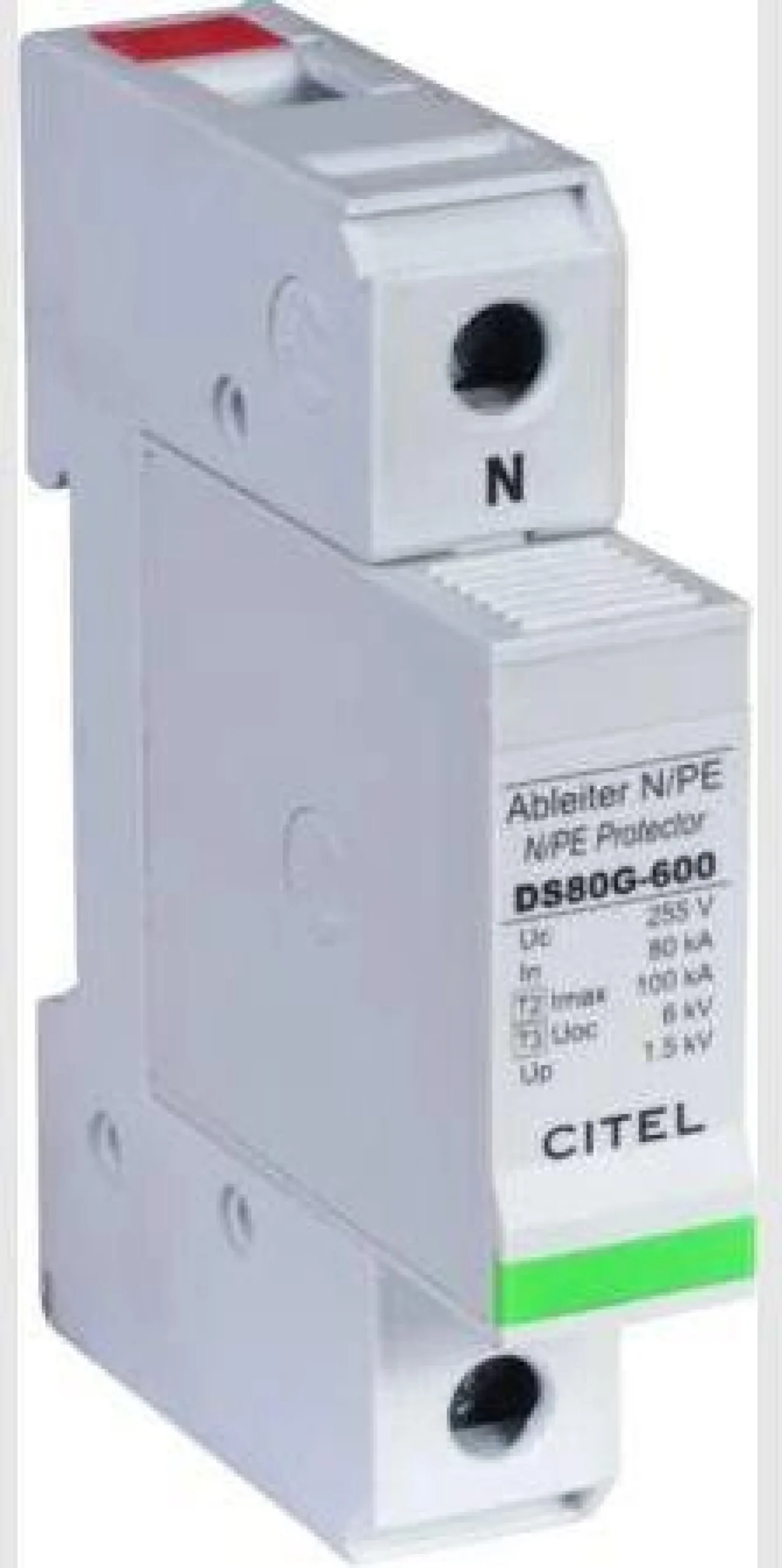 Transientbeskyttelse Ds80g-600 Type 2, 230Vac, 80 kA, 100 kA