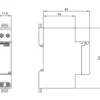 Trappeautomat, 230V, 1 NO kontakt, 16A 250V