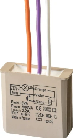 Trappeautomat 500W med soft start/stop til indbygning MTM500E