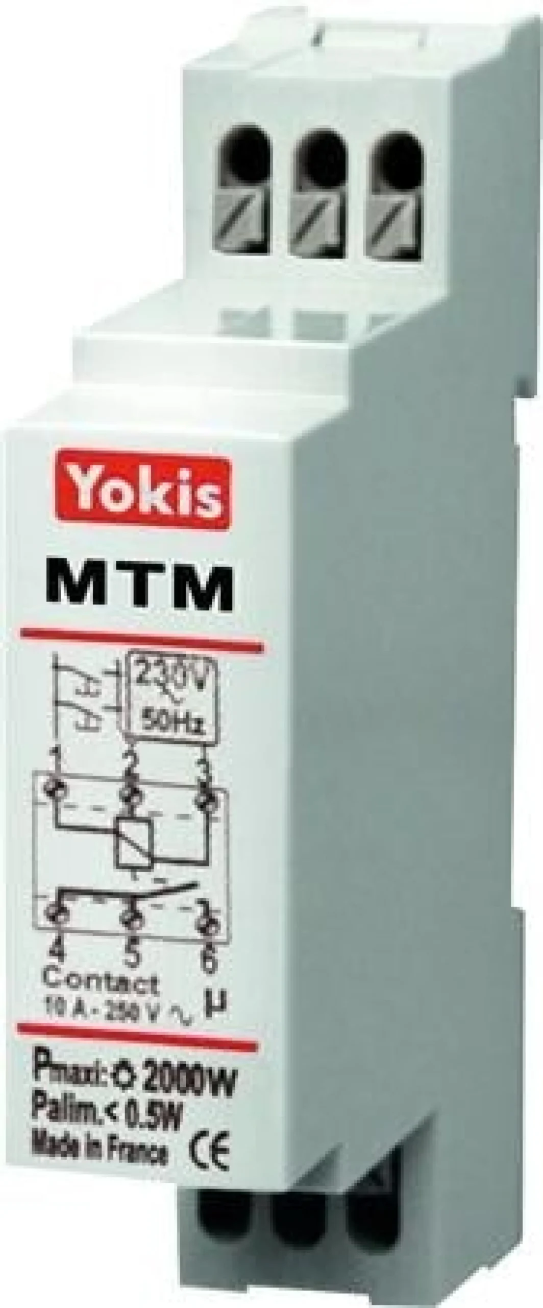 Trappeautomat 2000W til din-skinne MTM2000M